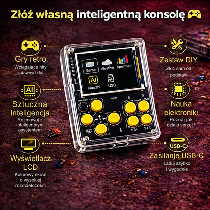 PixelBot™ AI – Inteligentna Konsola DIY z Ekranem LCD
