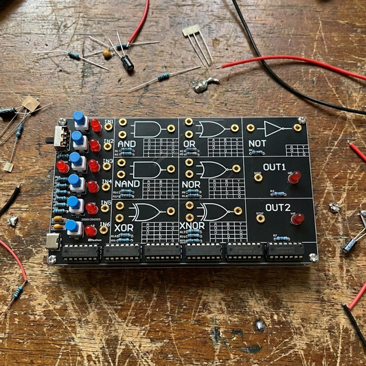 Bramki Logiczne DIY – Interaktywny Zestaw z Symulacją LED