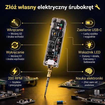 Śrubokręt DIY – Zbuduj własne narzędzie elektryczne