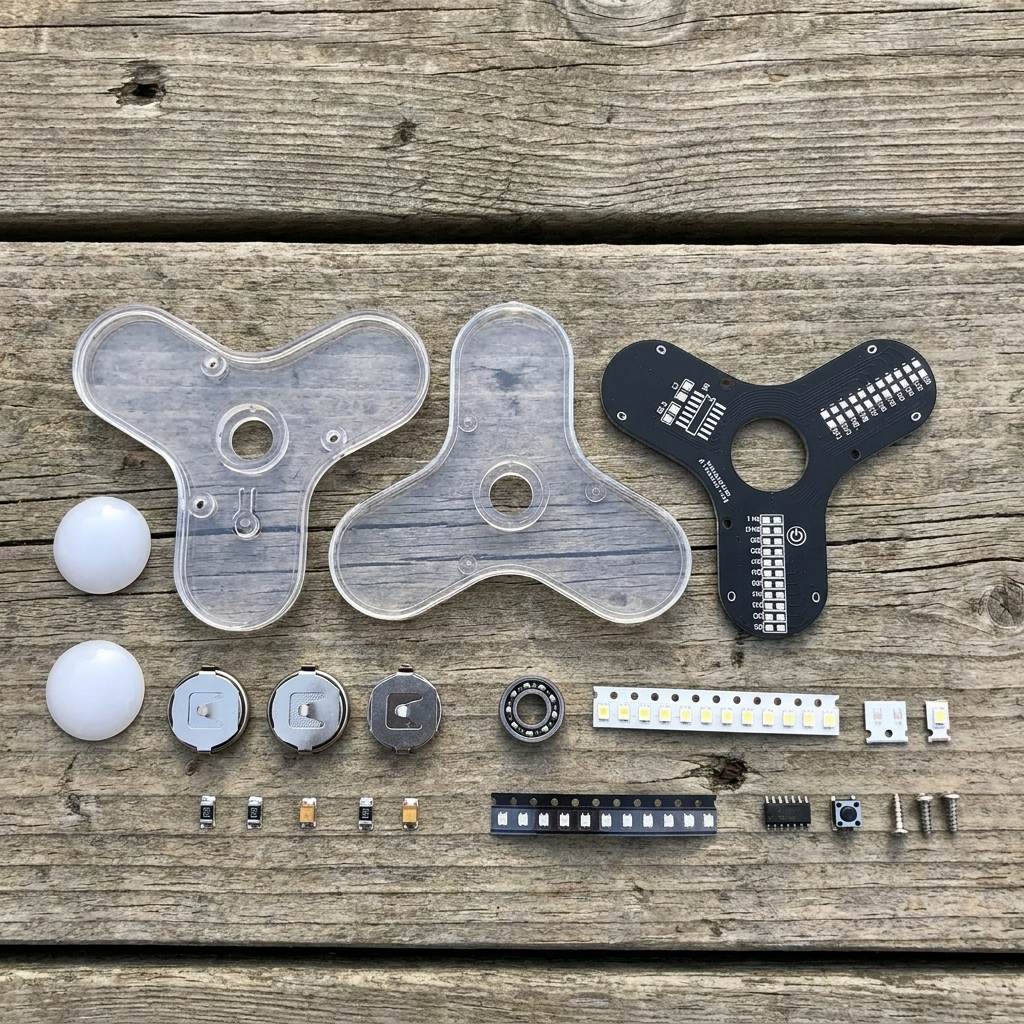SpinnerLED DIY – Zbuduj Świecący Fidget Spinner