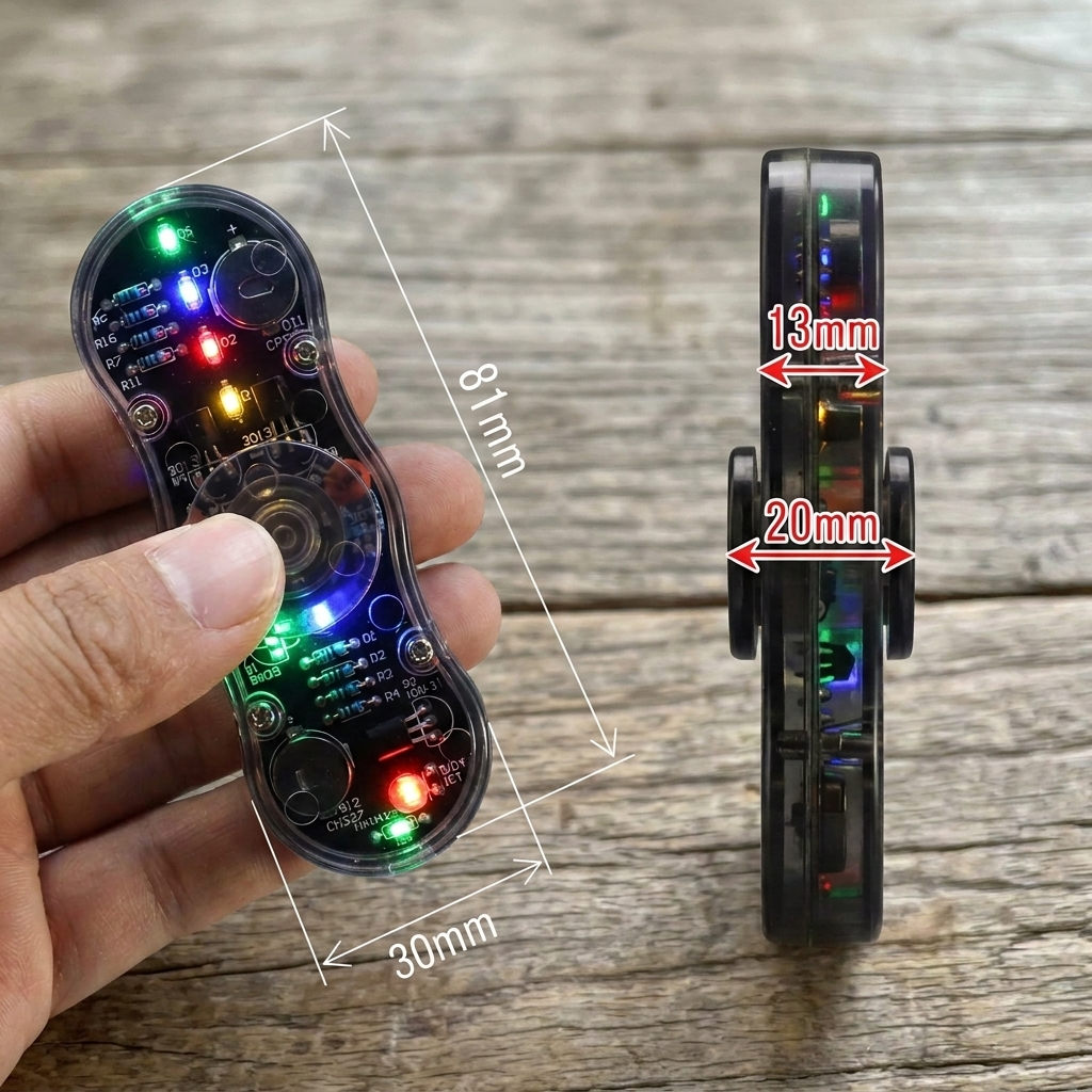 SpinnerLED DIY – Zbuduj Świecący Fidget Spinner